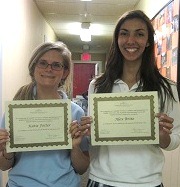 February Volunteers of the Month-Katie Foster & Alex Brito